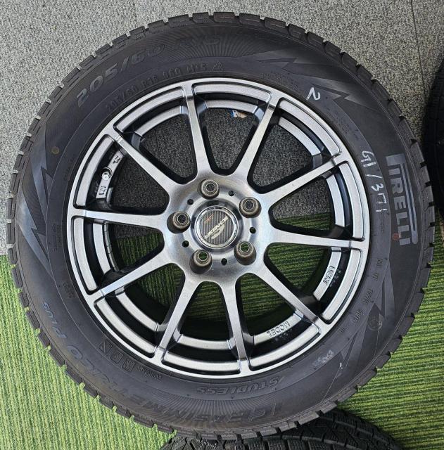 A-TECH SCHNEIDER シュナイダー16in 6.5J +38 PCD114.3 PIRELLI ICE ASIMMET < 自動車/バイク A-TECH SCHNEIDER シュナイダー16in 6.5J +38 PCD114.3 PIRELLI ICE ASIMMET < 自動車/バイク