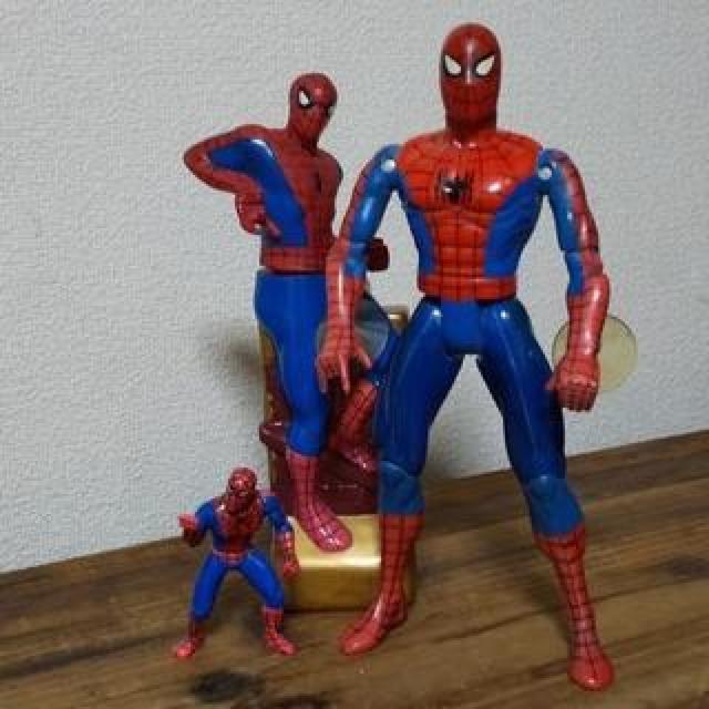 90's スパイダーマン フィギュア 3種 < ホビー  90's スパイダーマン フィギュア 3種  < ホビーの