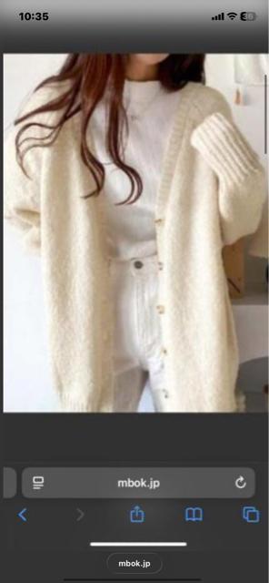 */新品未使用/mily bilet/カーディガン/ホワイト/* < 女性ファッション  */新品未使用/mily bilet/カーディガン/ホワイト/* < 女性ファッションの