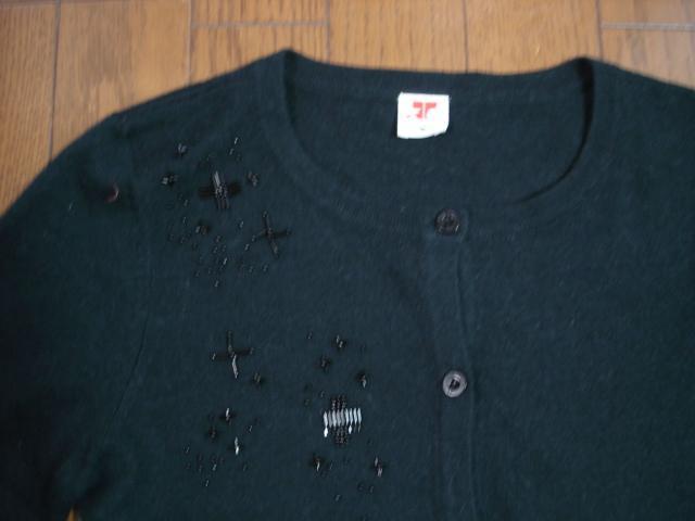 ★クレージュ21 アンゴラ混のビーズ使いがおしゃれなカーディガン★着用2・3度!超激安! < ブランド ★クレージュ21 アンゴラ混のビーズ使いがおしゃれなカーディガン★着用2・3度!超激安! < ブランドの