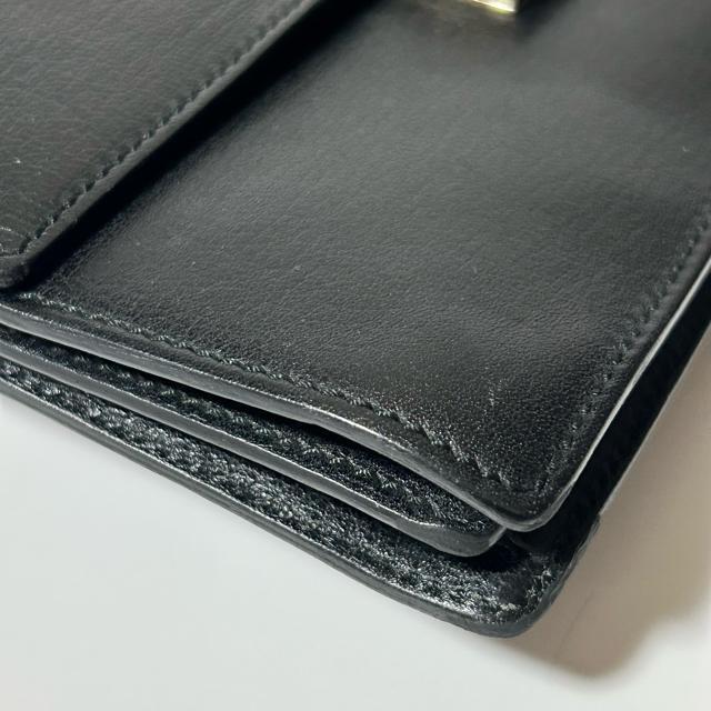 GUCCI �O�b�` 018�E1013�E002122 ���U�[ �Z�J���h�o�b�O �N���b�`�o�b�O �u���b�N �� �u�����h�� 