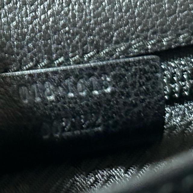 GUCCI �O�b�` 018�E1013�E002122 ���U�[ �Z�J���h�o�b�O �N���b�`�o�b�O �u���b�N �� �u�����h�� 