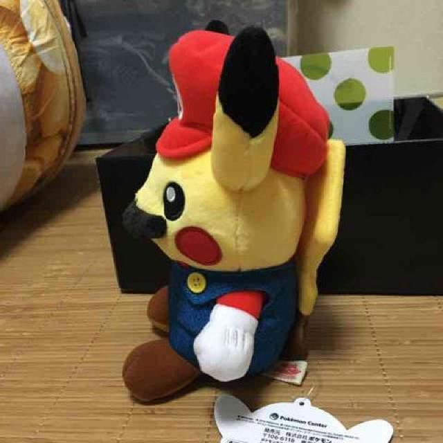 限定・ポケモン×マリオ・マリオピカチュウぬいぐるみ < おもちゃ  限定・ポケモン×マリオ・マリオピカチュウぬいぐるみ < おもちゃの