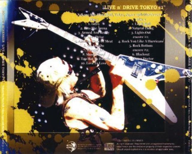 Michael Scenker }CPVFJ[ Tokyo,Japan 3.29.2012 2CD  CD/DVD/rfI 