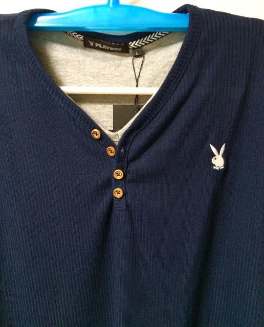 PLAYBOY★プレイボーイMENS 長袖トップス (L) 新品タグ付 < ブランド  PLAYBOY★プレイボーイMENS 長袖トップス (L) 新品タグ付 < ブランドの