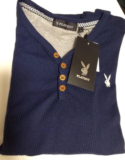 PLAYBOY★プレイボーイMENS 長袖トップス (L) 新品タグ付 < ブランド  PLAYBOY★プレイボーイMENS 長袖トップス (L) 新品タグ付 < ブランドの