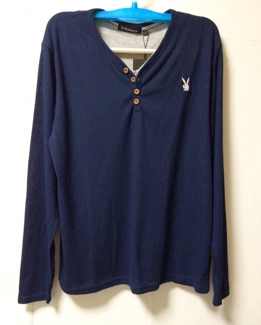 PLAYBOY★プレイボーイMENS 長袖トップス (L) 新品タグ付 < ブランド  PLAYBOY★プレイボーイMENS 長袖トップス (L) 新品タグ付 < ブランドの