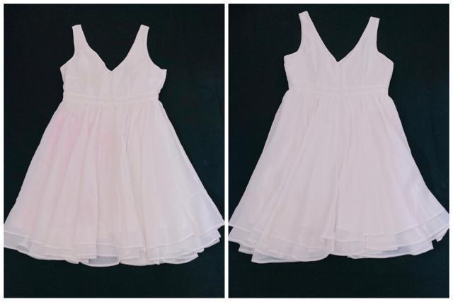 白フレアミニスカートドレスワンピーススライSLYシフォン < ブランド  白フレアミニスカートドレスワンピーススライSLYシフォン < ブランドの