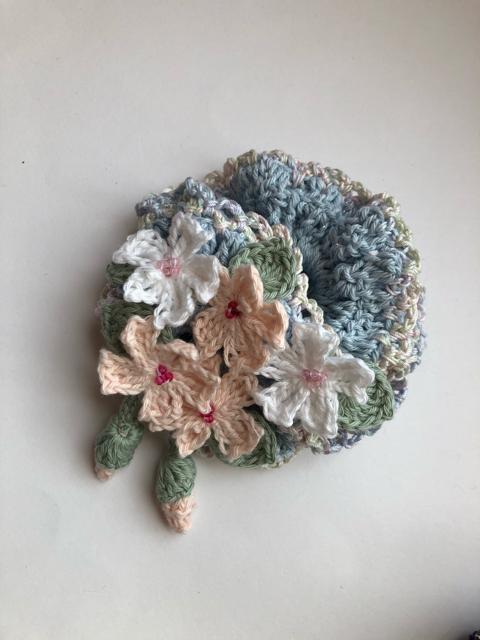 ハンドメイド ボリューム シュシュ 春♪春♪さくら♪さくら♪ < 女性ファッション  ハンドメイド ボリューム シュシュ 春♪春♪さくら♪さくら♪ < 女性ファッションの