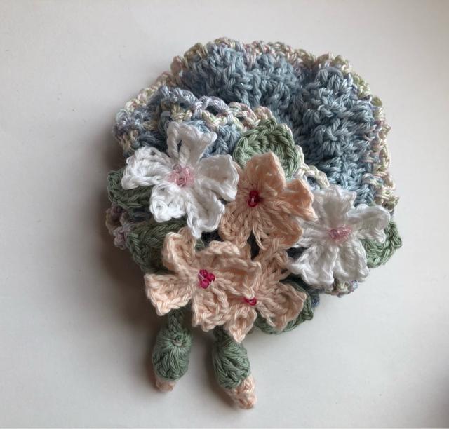 ハンドメイド ボリューム シュシュ 春♪春♪さくら♪さくら♪ < 女性ファッション  ハンドメイド ボリューム シュシュ 春♪春♪さくら♪さくら♪ < 女性ファッションの