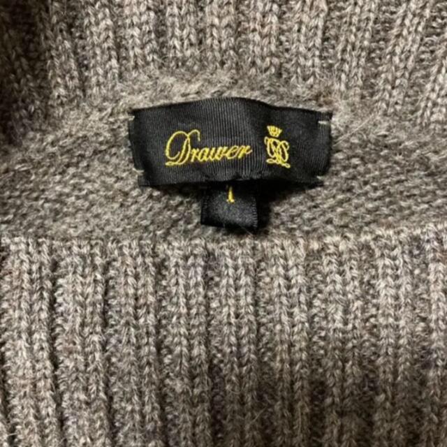 Drawer ニット セーター アルパカ50% ボートネック グレー Mドロワー < ブランド Drawer ニット セーター アルパカ50% ボートネック グレー Mドロワー < ブランドの