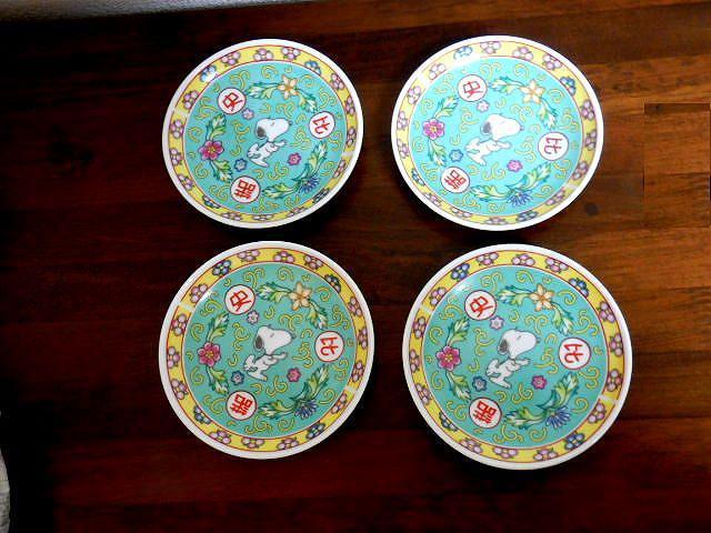 ◆スヌーピー snoopy peanuts 小皿 4枚セット 中古品 < インテリア/ライフ  ◆スヌーピー snoopy peanuts 小皿 4枚セット 中古品  < インテリア/ライフの