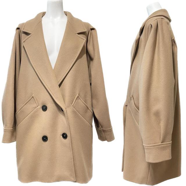 新品マックスマーラoutlet チェスターコート キャメル#40 MaxM < ブランド 新品マックスマーラoutlet チェスターコート キャメル#40 MaxM < ブランドの