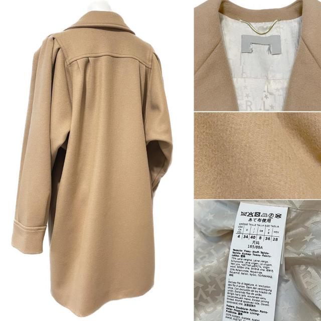 新品マックスマーラoutlet チェスターコート キャメル#40 MaxM < ブランド 新品マックスマーラoutlet チェスターコート キャメル#40 MaxM < ブランドの