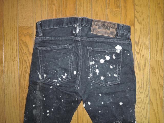 ROUGH AND RUGGED ���t�A���h���Q�b�h �_���[�W�E�u���[�`���H �f�j�� 1 ���u���b�NDENIM�p���c �N���b�v�h �� �j���t�@�b�V������ 