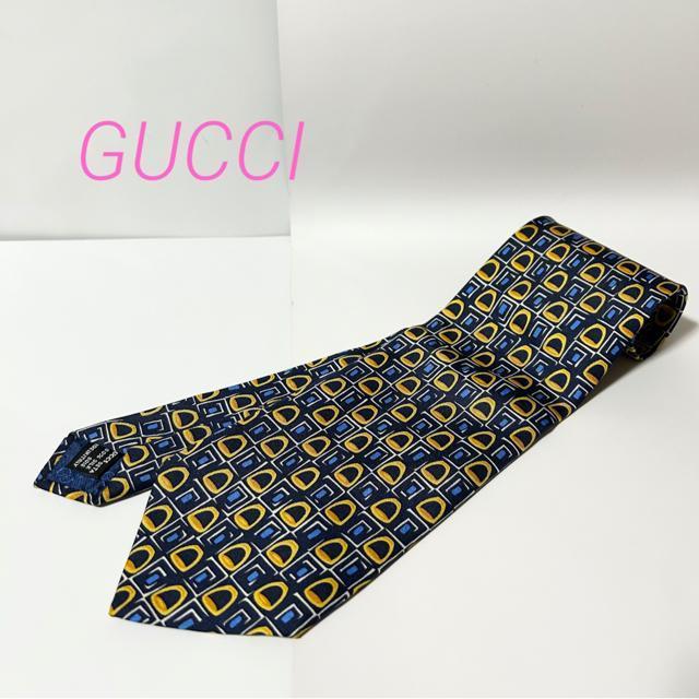 美品 GUCCI グッチ ネクタイ 金具柄 シルク < ブランド 美品 GUCCI グッチ ネクタイ 金具柄 シルク < ブランドの