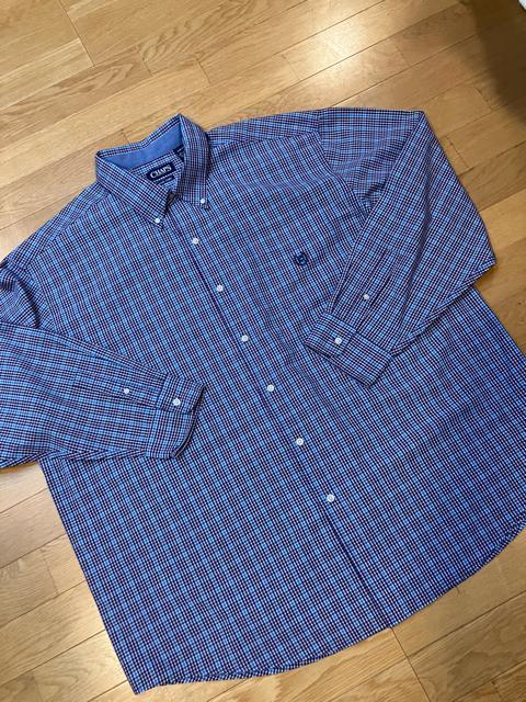 CHAPS ラルフローレン チェック長袖シャツ超大きいsize3XBused美品 < ブランド  CHAPS ラルフローレン チェック長袖シャツ超大きいsize3XBused美品  < ブランドの