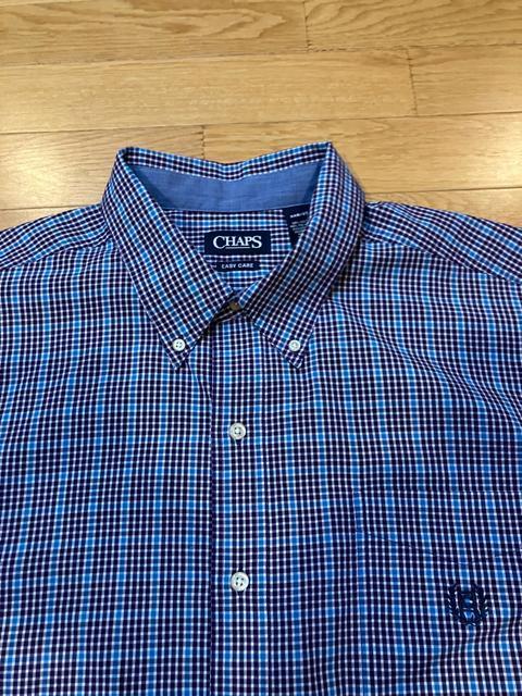 CHAPS ラルフローレン チェック長袖シャツ超大きいsize3XBused美品 < ブランド  CHAPS ラルフローレン チェック長袖シャツ超大きいsize3XBused美品 < ブランドの