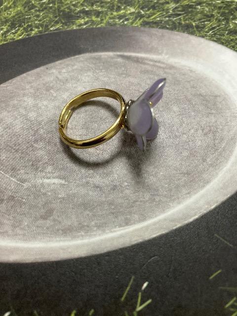 ハンドメイド レジン ネモフィラ 指輪 < 女性ファッション  ハンドメイド レジン ネモフィラ 指輪 < 女性ファッションの