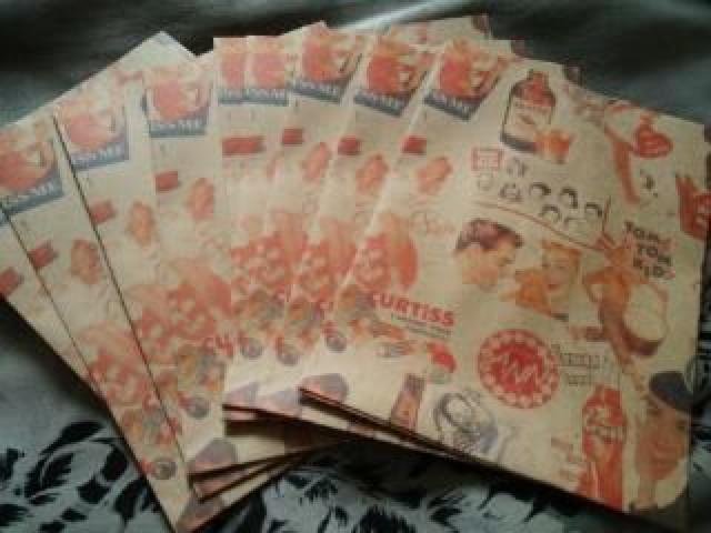 アメリカンクラシック総柄*マチ無し袋*10枚 < インテリア/ライフ  アメリカンクラシック総柄*マチ無し袋*10枚  < インテリア/ライフの