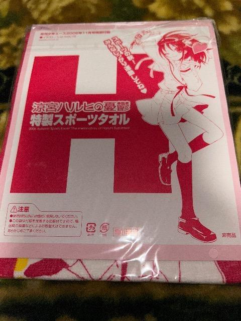 涼宮ハルヒの憂鬱 特製スポーツタオル < アニメ/コミック/キャラクター 涼宮ハルヒの憂鬱 特製スポーツタオル < アニメ/コミック/キャラクターの