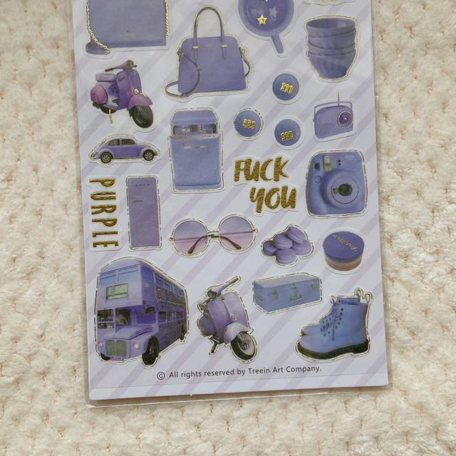 新品 紫 パープル 推し活 オタ活 シール ステッカー デコ コラージュ シール帳 N2m < インテリア/ライフ 新品 紫 パープル 推し活 オタ活 シール ステッカー デコ コラージュ シール帳 N2m < インテリア/ライフの