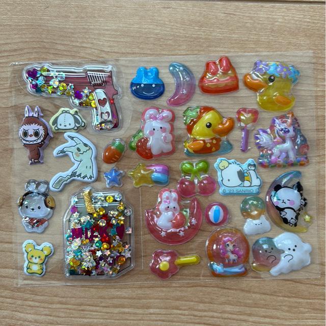 立体 3D シャカシャカ ぷくぷく シール おすそ分け セット < インテリア/ライフ 立体 3D シャカシャカ ぷくぷく シール おすそ分け セット < インテリア/ライフの