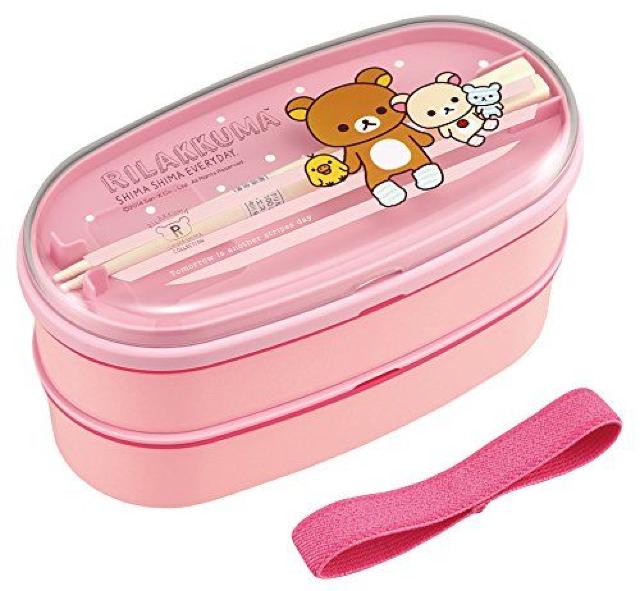 【リラックマ】可愛い♪箸.ベルト付 電子レンジ.食洗機対応 2段ランチボックス < インテリア/ライフ 【リラックマ】可愛い♪箸.ベルト付 電子レンジ.食洗機対応 2段ランチボックス < インテリア/ライフの