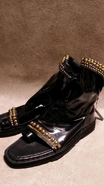 新品KMRIIケムリ BOOTS SANDAL/GOLD ESTOC 3 ブーツサンダル < ブランド  新品KMRIIケムリ BOOTS SANDAL/GOLD ESTOC 3 ブーツサンダル  < ブランドの