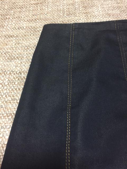 813.アンタイトル☆インディゴ風ひざ丈スカート☆サイズ2 < 女性ファッション  813.アンタイトル☆インディゴ風ひざ丈スカート☆サイズ2 < 女性ファッションの