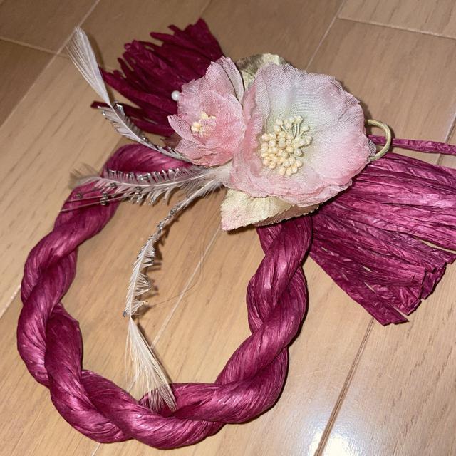 オシャレしめ縄 リース ワインレッド インテリアA < インテリア/ライフ  オシャレしめ縄 リース ワインレッド インテリアA < インテリア/ライフの