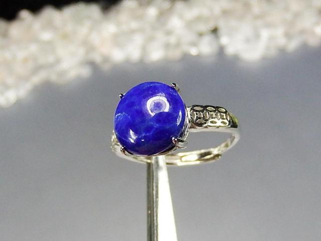 天然ラピスラズリ指輪金銭リングAA天然石約14号804-070a < 女性アクセサリー/時計  天然ラピスラズリ指輪金銭リングAA天然石約14号804-070a < 女性アクセサリー/時計の