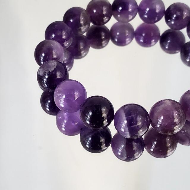 込み★35★天然石★アメジストブレスレット★10mm★ < 女性アクセサリー/時計  込み★35★天然石★アメジストブレスレット★10mm★ < 女性アクセサリー/時計の
