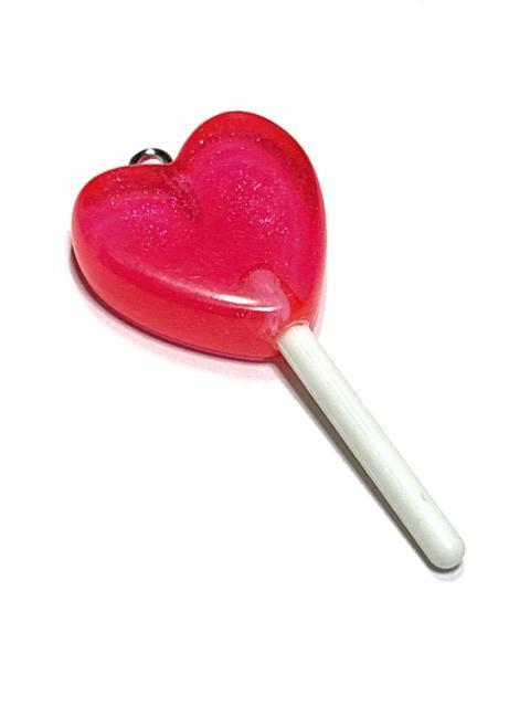 885 ハート型ロリポップ 濃いピンク1個 キャンディ 樹脂チャーム アクセサリーパーツ < ペット/手芸/園芸 885 ハート型ロリポップ 濃いピンク1個 キャンディ 樹脂チャーム アクセサリーパーツ < ペット/手芸/園芸の