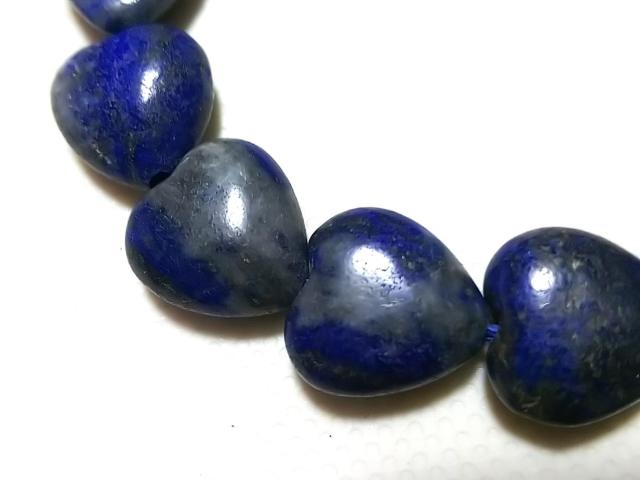 天然石★ラピスラズリ ハート 半連 < 女性アクセサリー/時計 天然石★ラピスラズリ ハート 半連 < 女性アクセサリー/時計の