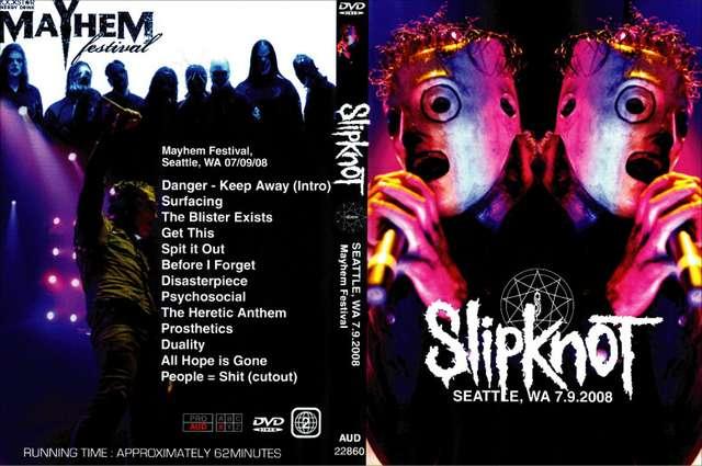 SLIPKNOT IN SEATTLE 2008 Xbvmbg   CD/DVD/rfI 