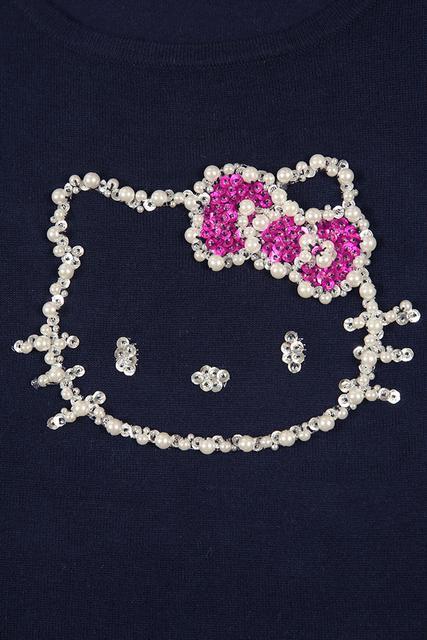 Rady☆Hellokitty☆ビジューニットワンピ☆ネイビー☆新品タグ付き < ブランド Rady☆Hellokitty☆ビジューニットワンピ☆ネイビー☆新品タグ付き < ブランドの