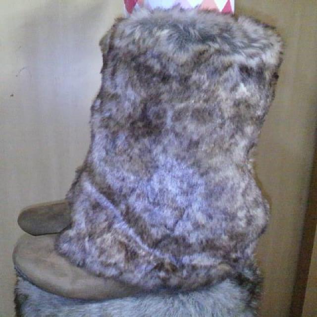 REPORTフェイクファー スエード2wayブーツ S < 女性ファッション REPORTフェイクファー スエード2wayブーツ S < 女性ファッションの