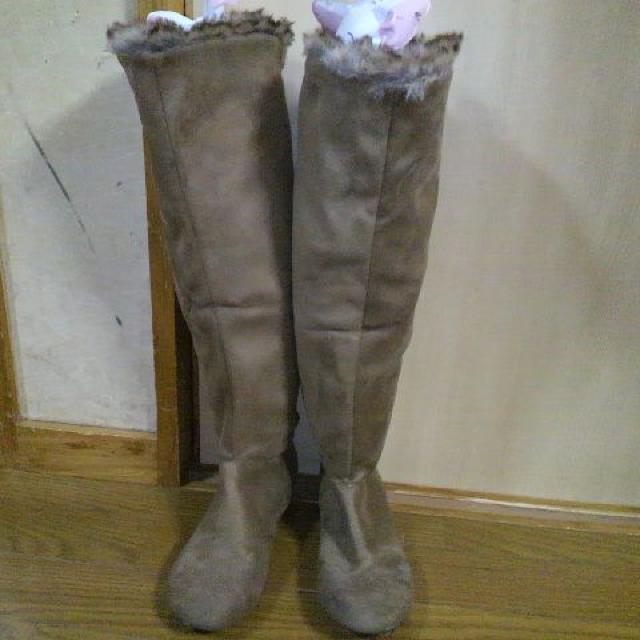 REPORTフェイクファー スエード2wayブーツ S < 女性ファッション REPORTフェイクファー スエード2wayブーツ S < 女性ファッションの