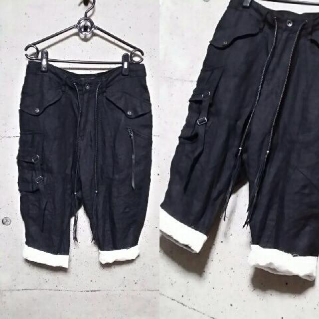 新品KMRIIケムリ Linen Cargo Half Pants 2 < ブランド  新品KMRIIケムリ Linen Cargo Half Pants 2 < ブランドの