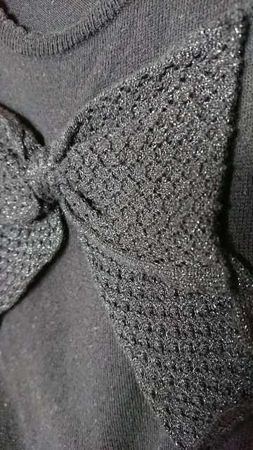 MISCH MASCH半袖ニット sweetリボン38 < ブランド MISCH MASCH半袖ニット sweetリボン38 < ブランドの