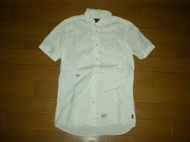 WTAPSダブルタップスPLAIN半袖シャツS白無地系 < ブランド WTAPSダブルタップスPLAIN半袖シャツS白無地系 < ブランドの