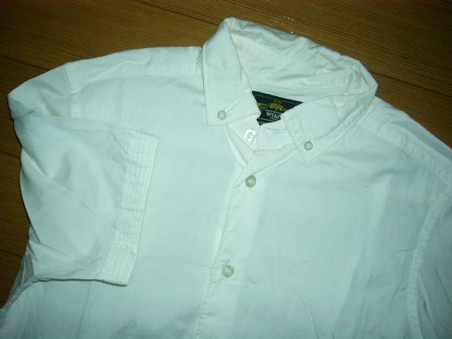 WTAPSダブルタップスPLAIN半袖シャツS白無地系 < ブランド WTAPSダブルタップスPLAIN半袖シャツS白無地系 < ブランドの