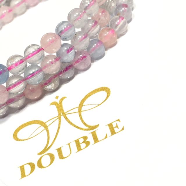 高品質クリアタイプ ミックスベリル 3連 長さ55cm 内径17cm < 女性アクセサリー/時計  高品質クリアタイプ ミックスベリル 3連 長さ55cm 内径17cm < 女性アクセサリー/時計の