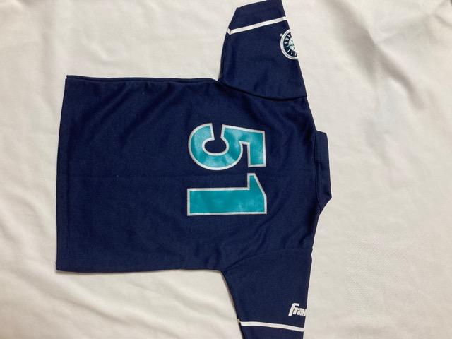 メジャーリーグ 野球 マリナーズ イチロー ユニフォーム 風 Tシャツ ネイビー S 51 < レジャー/スポーツ  メジャーリーグ 野球 マリナーズ イチロー ユニフォーム 風 Tシャツ ネイビー S 51 < レジャー/スポーツの