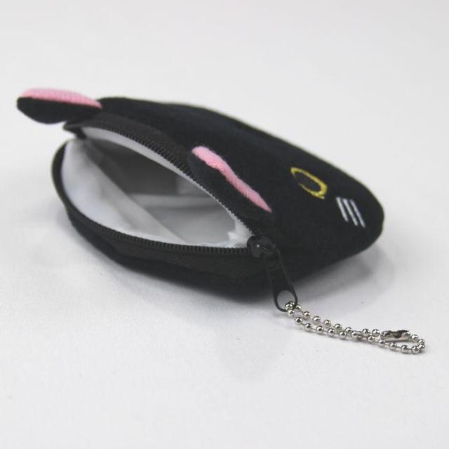 ★千円ポッキリ!猫柄小銭入れ コインケース ミニポーチ 小物入れ おもしろ 財布 かわいい 黒 < 女性ファッション  ★千円ポッキリ!猫柄小銭入れ コインケース ミニポーチ 小物入れ おもしろ 財布 かわいい 黒 < 女性ファッションの