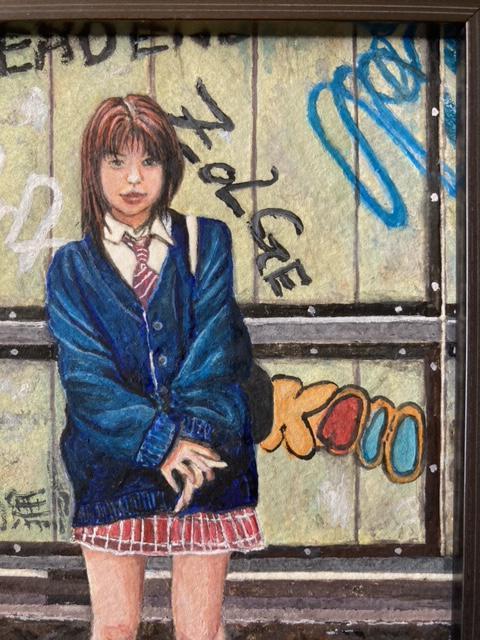 絵画 水彩画 ガッシュ水彩・透明水彩『女子高生』新品・真作保証 原画 < ホビー 絵画 水彩画 ガッシュ水彩・透明水彩『女子高生』新品・真作保証 原画 < ホビーの