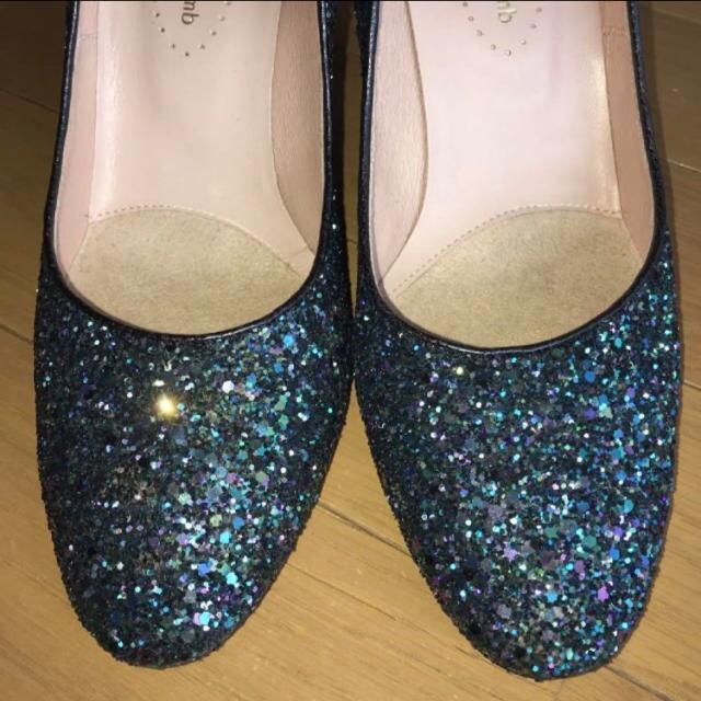 mosaique par a・bomb パンプス グリッター 23cm 日本製 < 女性ファッション mosaique par a・bomb パンプス グリッター 23cm 日本製 < 女性ファッションの