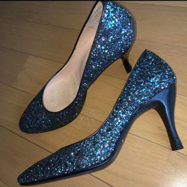 mosaique par a・bomb パンプス グリッター 23cm 日本製 < 女性ファッション mosaique par a・bomb パンプス グリッター 23cm 日本製 < 女性ファッションの