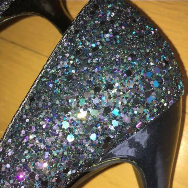 mosaique par a・bomb パンプス グリッター 23cm 日本製 < 女性ファッション mosaique par a・bomb パンプス グリッター 23cm 日本製 < 女性ファッションの